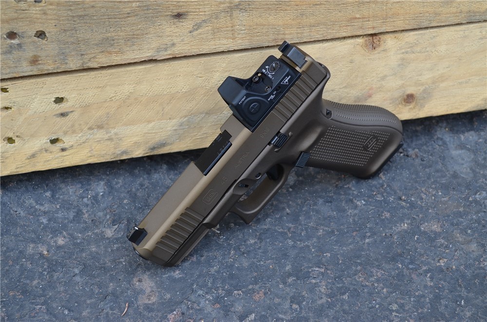 Glock 45 MOS Trijicon RMRcc Supp NS Adj X-Werks Midnight Burnt Bronze 19-img-2