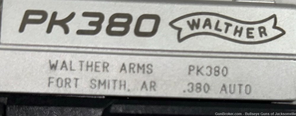 Walther PK380 Nickel, 8 Round Semi Auto Handgun, .380 ACP-img-4