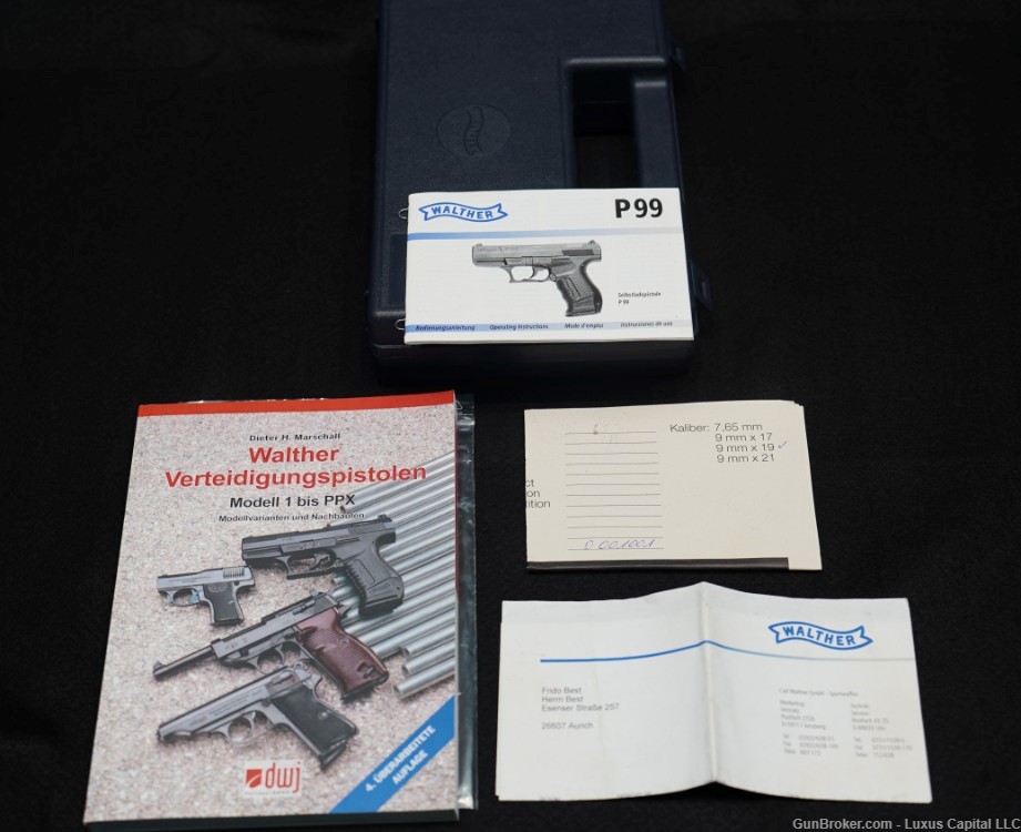First Ever Production Walther P99 a Historic number 1!-img-7