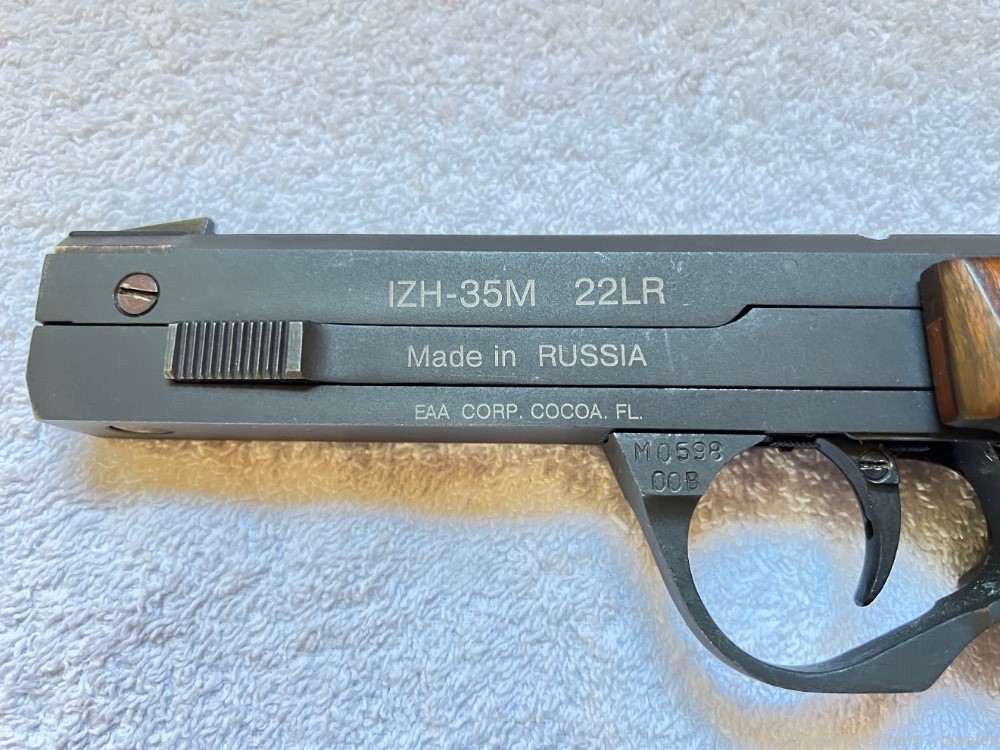 Rare Interesting Russian Baikal IZh-35M Semi Auto Target Pistol Olympic 22-img-4