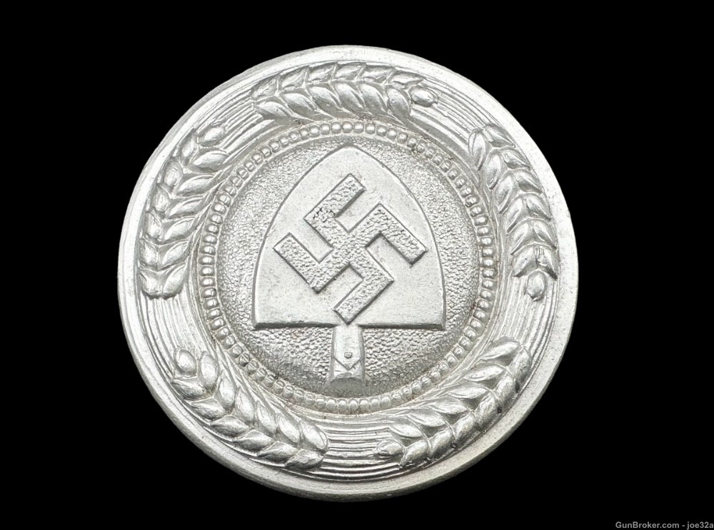 WW2 German RAD Officer Buckle WWII uniform labor GES GESCH -img-1