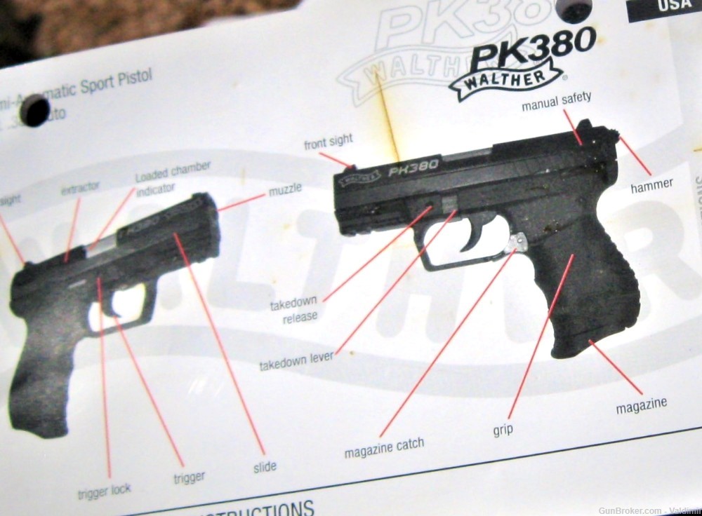 WALTHER PK 380-NEW, UNFIRED, WITH BOX AND PAPERS-img-11