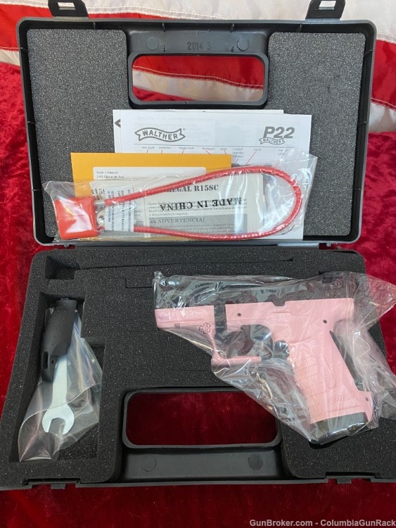 Walther P22 22 LR Pink Frame-img-1