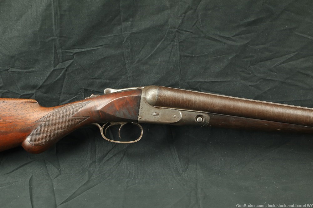 Parker Brothers 10 GA SXS Hammerless Double Shotgun Antique 1892-img-4