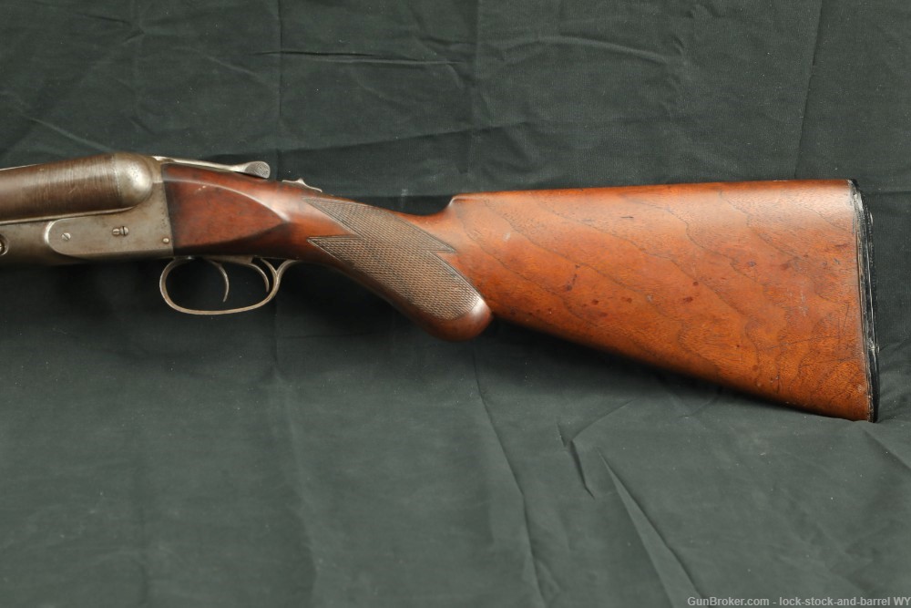 Parker Brothers 10 GA SXS Hammerless Double Shotgun Antique 1892-img-12