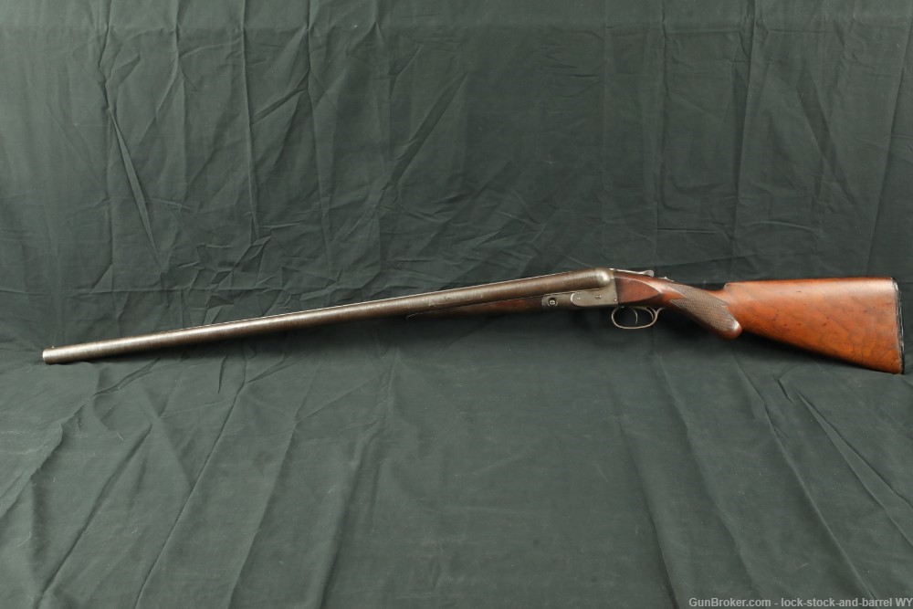 Parker Brothers 10 GA SXS Hammerless Double Shotgun Antique 1892-img-8