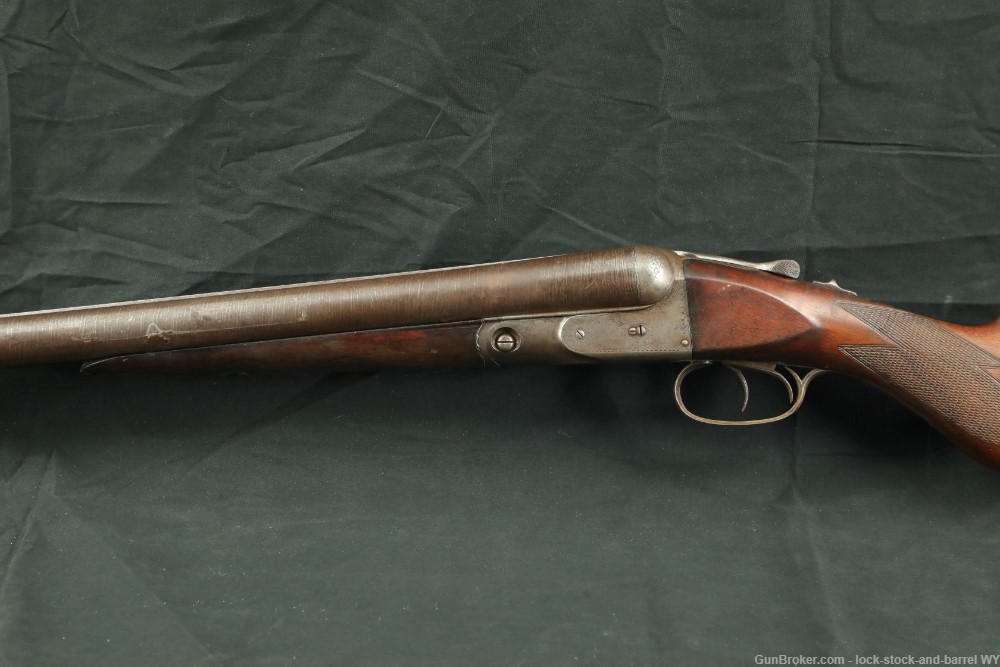 Parker Brothers 10 GA SXS Hammerless Double Shotgun Antique 1892-img-11