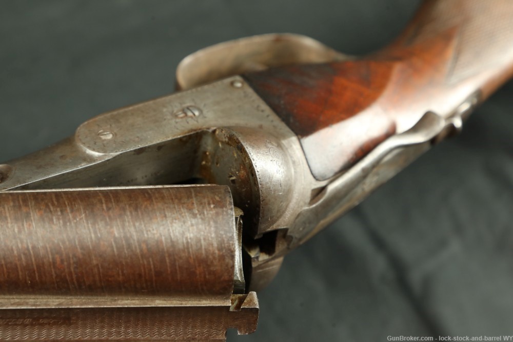 Parker Brothers 10 GA SXS Hammerless Double Shotgun Antique 1892-img-24