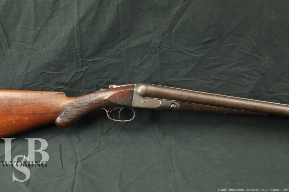 Parker Brothers 10 GA SXS Hammerless Double Shotgun Antique 1892-img-0