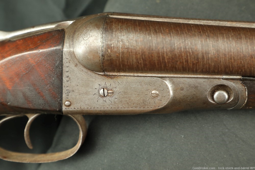 Parker Brothers 10 GA SXS Hammerless Double Shotgun Antique 1892-img-25