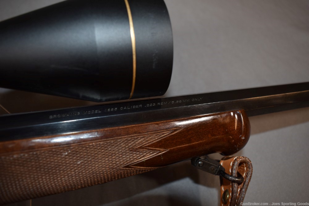 Browning 1885 - .223/5.56  Rifle w/ 3-9x50 Scope & 24" Octagon Barrel-img-4