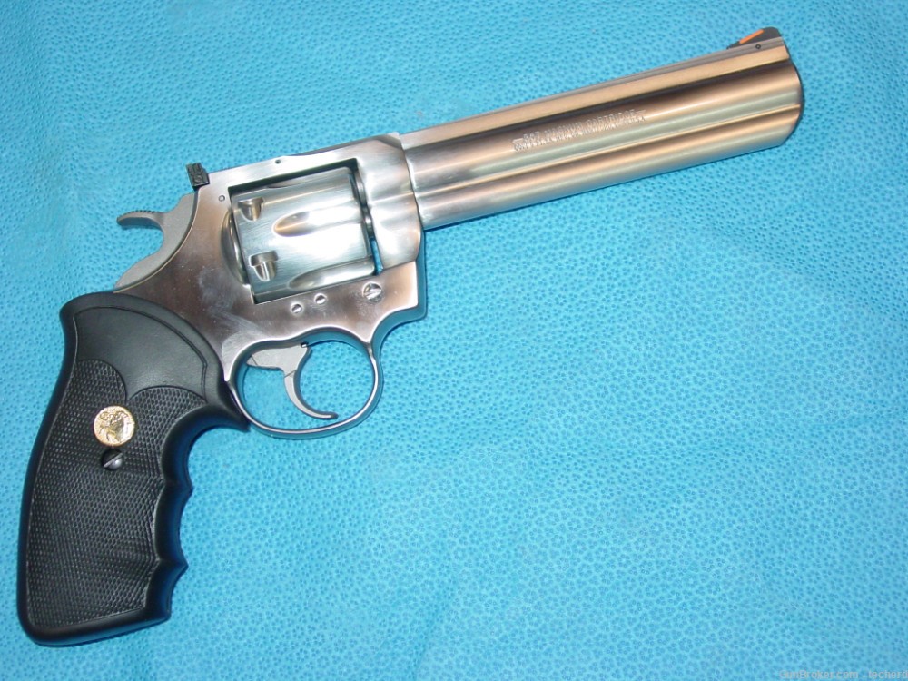1989 Stainless Colt King Cobra (AA3060) .357 Magnum 6” Barrel-img-1