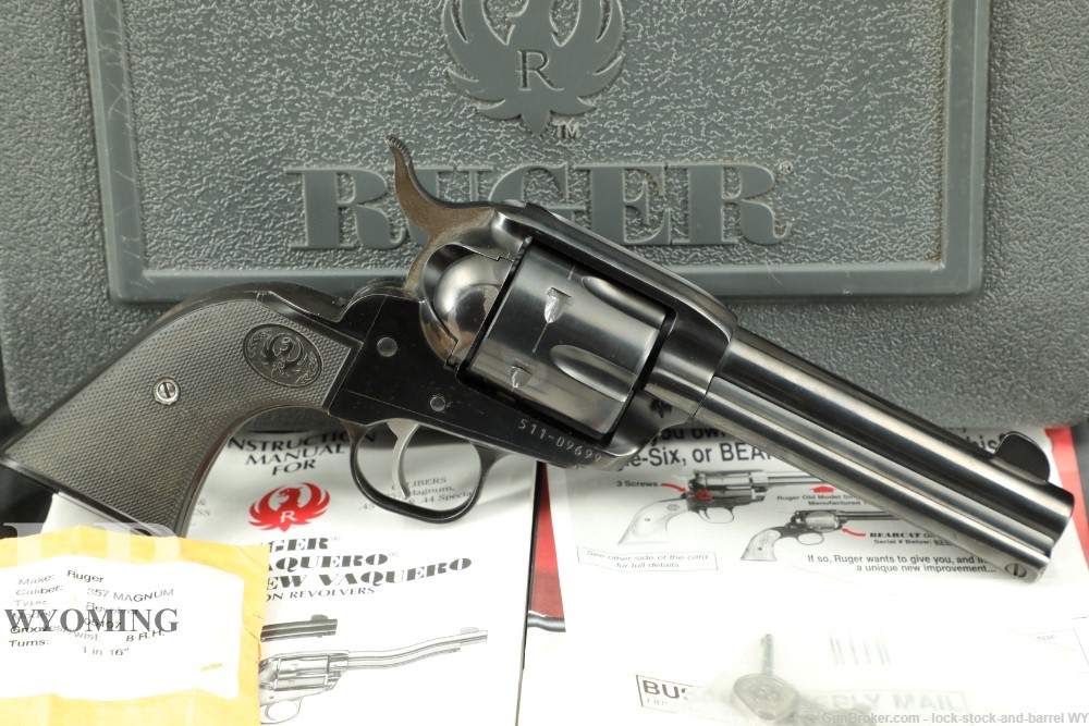 Ruger New Vaquero .357 Magnum 4.5” Single Action Revolver, MFG 2011-img-0