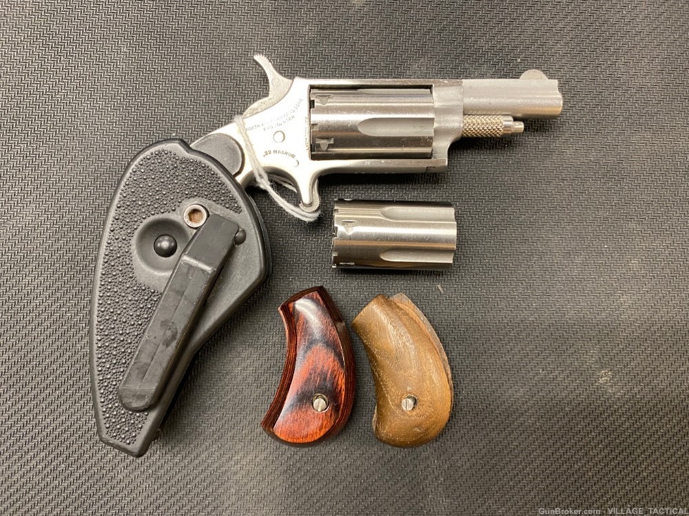 North America Arms NAA Mini Revolver. 22 WMR/LR. 1.75” barrel -img-0