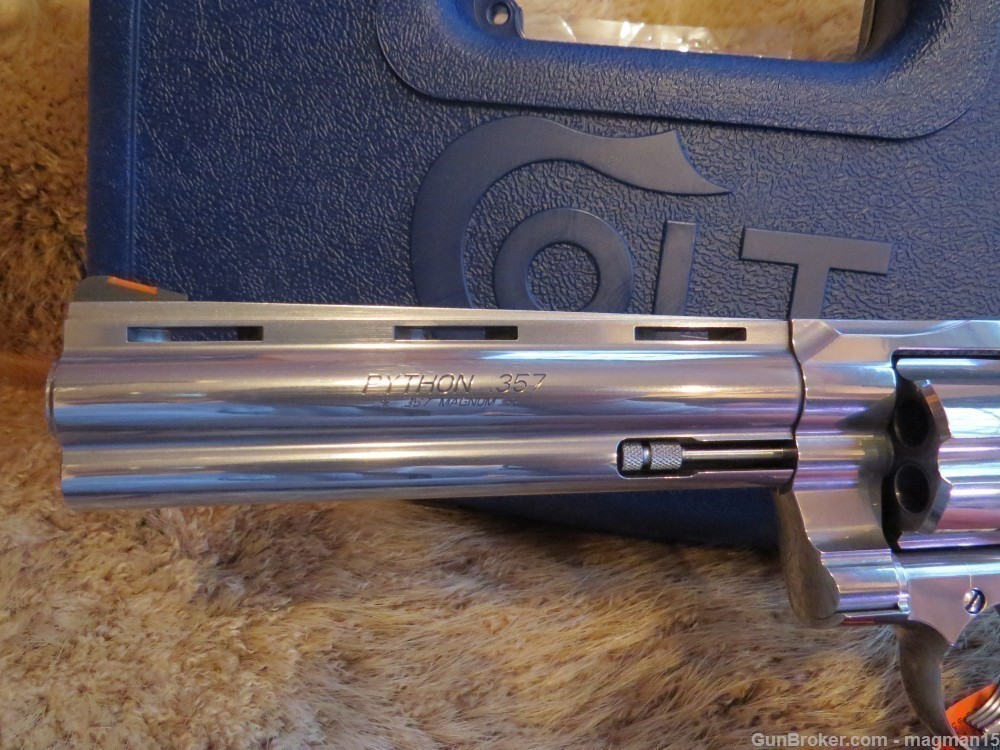 NEW 2020 COLT PYTHON 6 inch .357 MAG STAINLESS-img-3