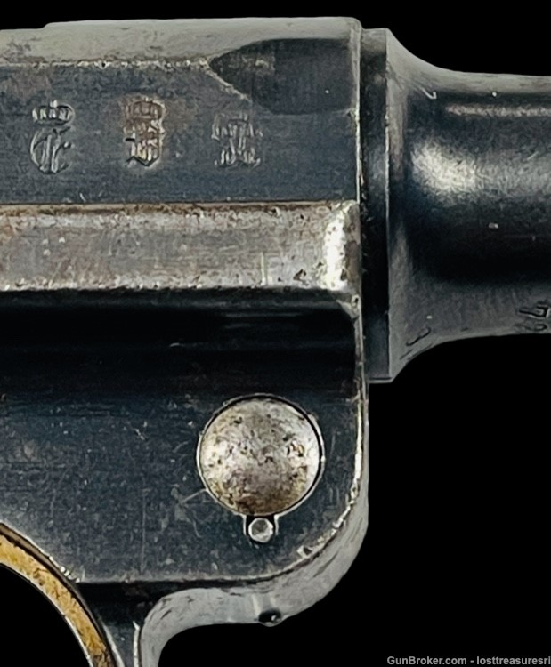 Vintage 1911 WWI German Luger DWM 9mm One Magazine Clean Bore Nice!-img-10