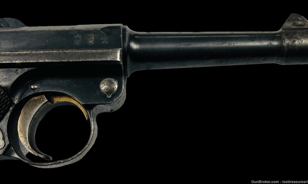 Vintage 1911 WWI German Luger DWM 9mm One Magazine Clean Bore Nice!-img-27