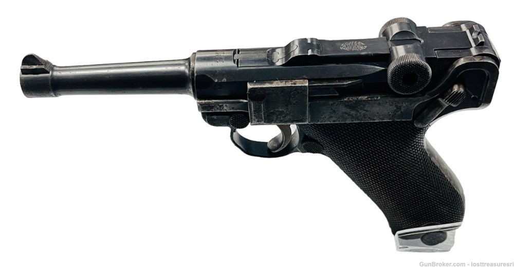 Vintage 1911 WWI German Luger DWM 9mm One Magazine Clean Bore Nice!-img-50