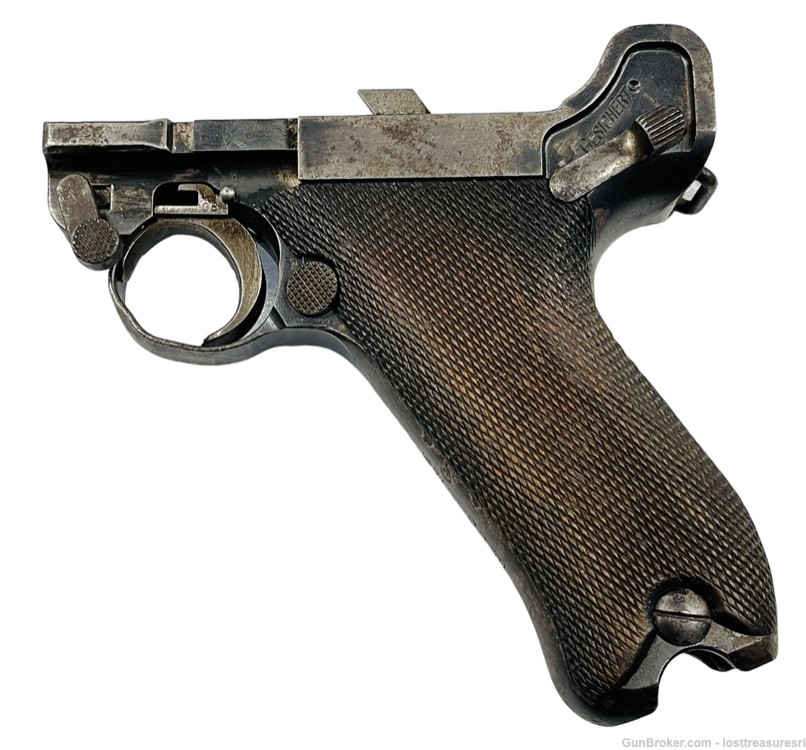 Vintage 1911 WWI German Luger DWM 9mm One Magazine Clean Bore Nice!-img-113