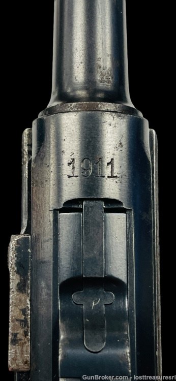 Vintage 1911 WWI German Luger DWM 9mm One Magazine Clean Bore Nice!-img-31