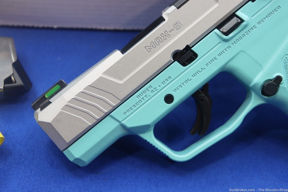 Ruger Model MAX-9 Pistol Talo Exclusive Tiffany Blue 9MM OPTICS READY 03511-img-3