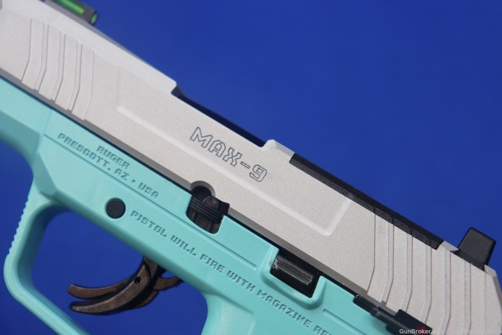 Ruger Model MAX-9 Pistol Talo Exclusive Tiffany Blue 9MM OPTICS READY 03511-img-14