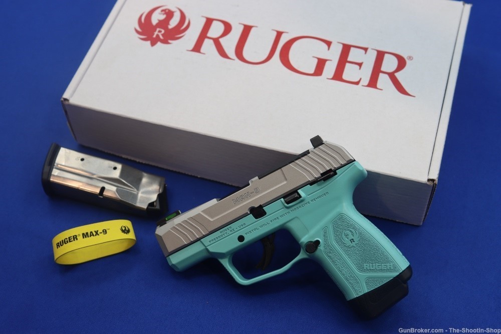 Ruger Model MAX-9 Pistol Talo Exclusive Tiffany Blue 9MM OPTICS READY 03511-img-1