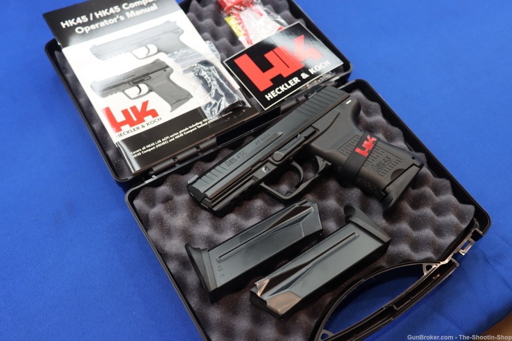 Heckler & Koch H&K HK45C V7 LEM Pistol 45ACP HK45 Compact 8RD Night Sights -img-0