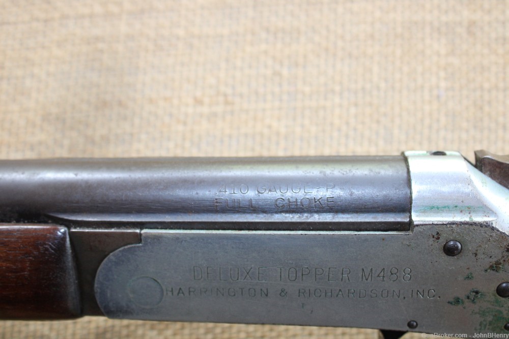 Harrington & Richardson Deluxe Topper M488 .410 FULL Choke Single Shot-img-15