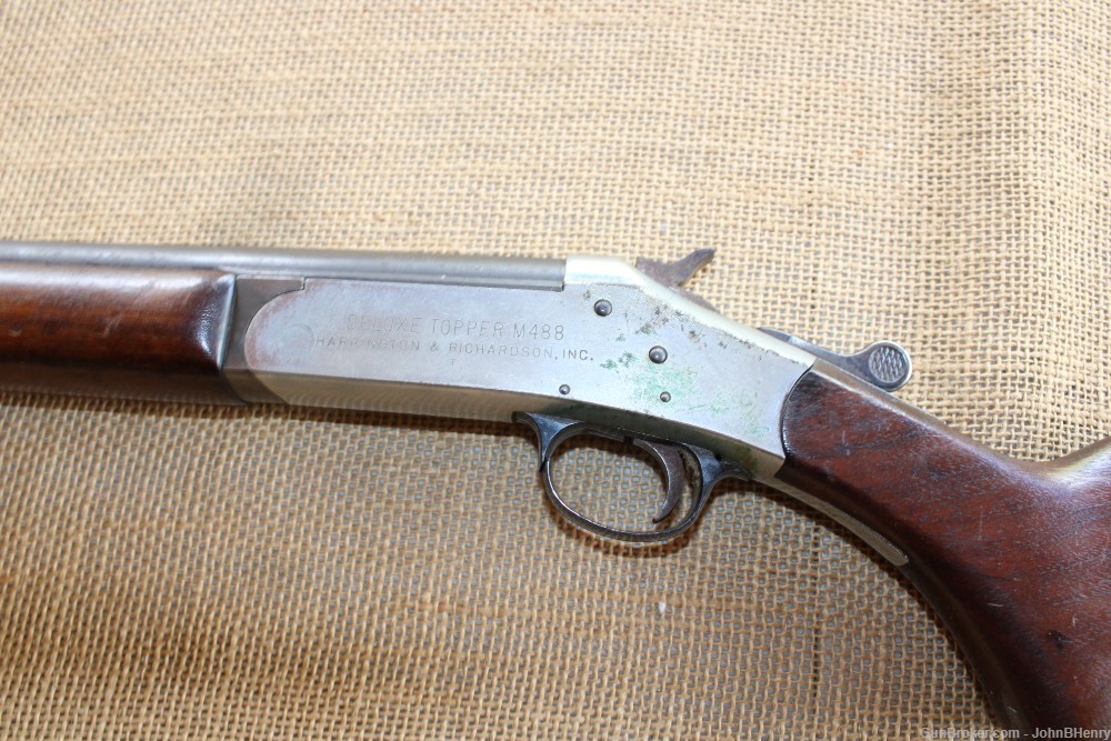 Harrington & Richardson Deluxe Topper M488 .410 FULL Choke Single Shot-img-12