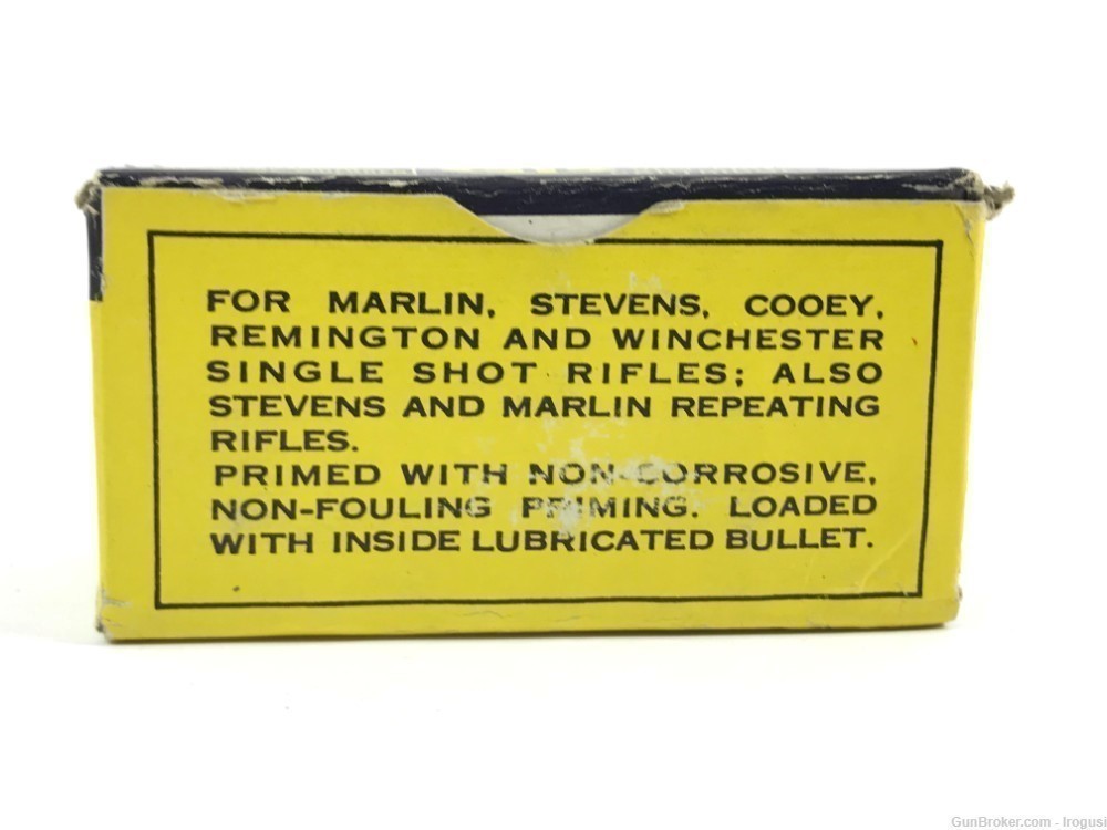 1960s CIL .25 Stevens Long Lead Bullet FULL 50 Rounds Vintage Box 962-TX-img-1