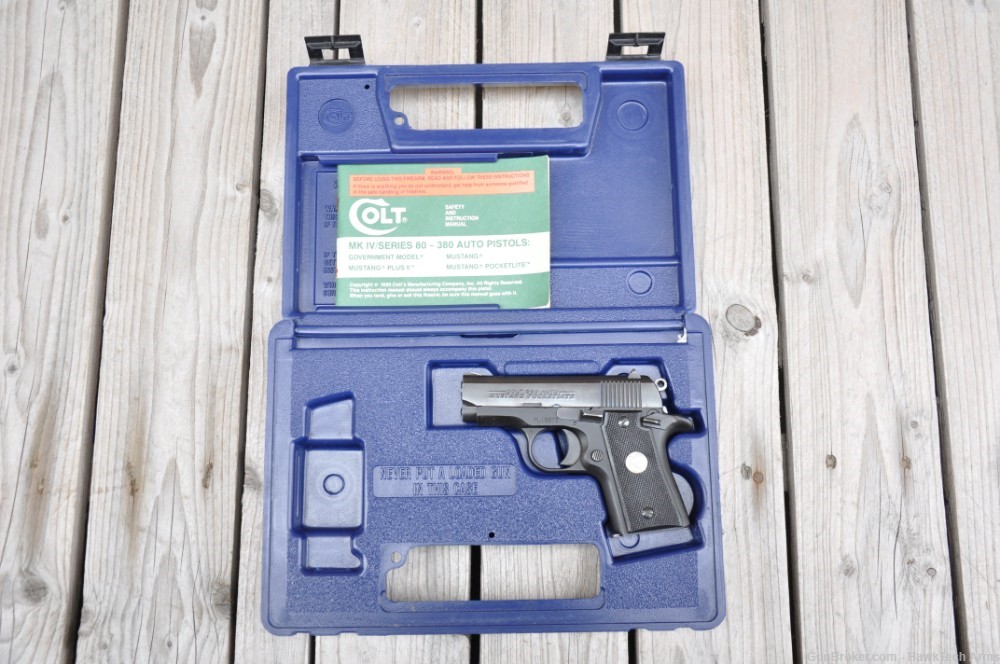 Colt Mustang Pocket Lite .380 ACP w/ Box, Manual-img-7