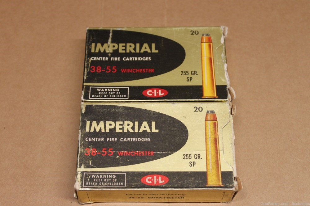 38-55 Winchester Ammo 40 Rounds Imperial 255 Gr SP ammunition-img-1