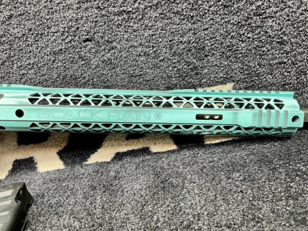 USED LIKE NEW Black Rain Ordnance Fallout10 Teal in .308 Win with 16.5" Brl-img-7