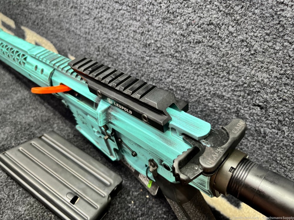USED LIKE NEW Black Rain Ordnance Fallout10 Teal in .308 Win with 16.5" Brl-img-4