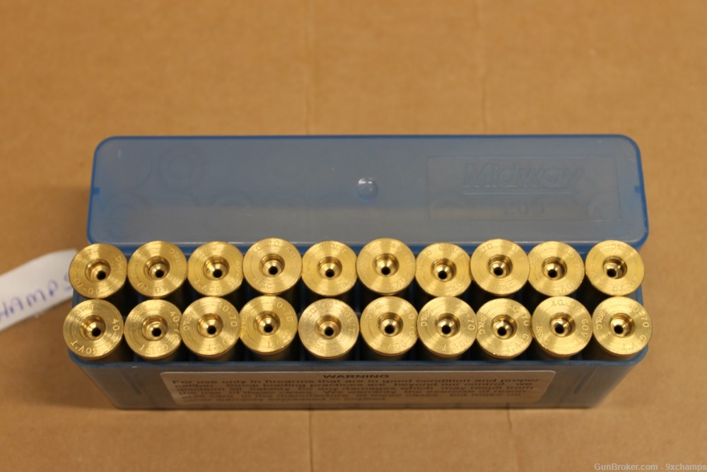 40-70 Government brass NEW unprimed cases  Tough caliber to find.   20 ct-img-0