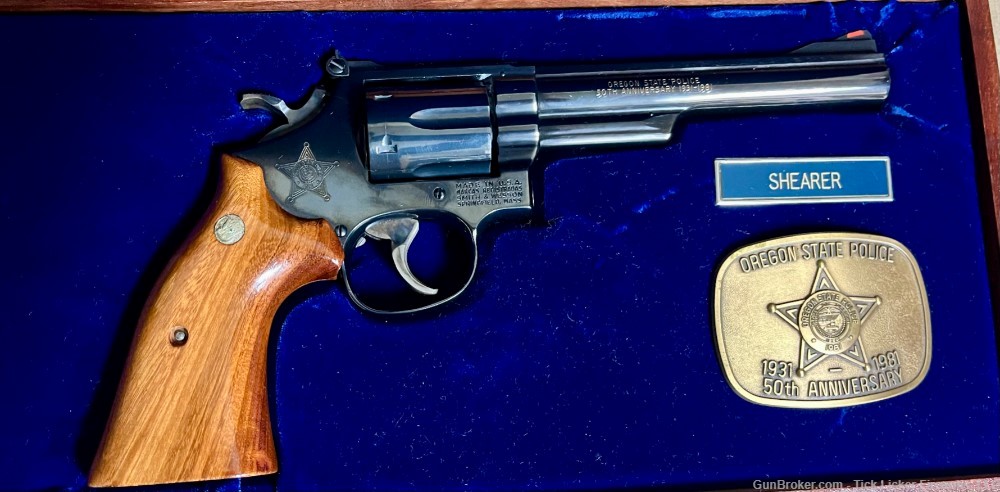 Smith & Wesson 19-4 .357Mag 6" Oregon State Police-img-0