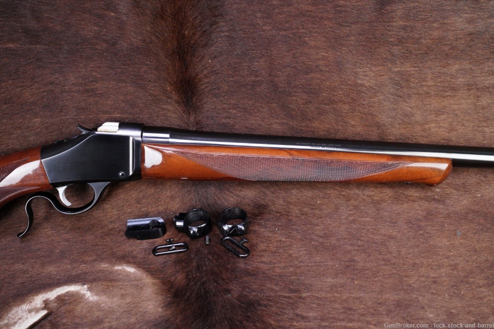 Browning Model B-78 B78 Like 1885 .243 Winchester Single Shot Rifle, 1977-img-4