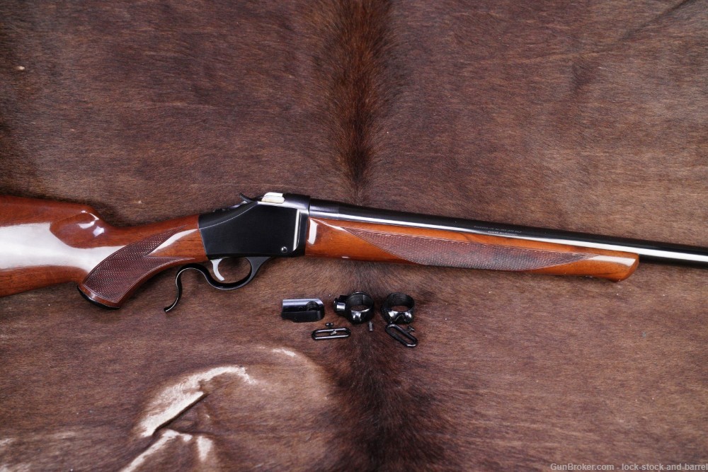 Browning Model B-78 B78 Like 1885 .243 Winchester Single Shot Rifle, 1977-img-2