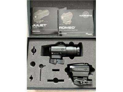 SIG SAUER ROMEO4H Red Dot & JULIET4 4X Magnifier (SORJ43111)