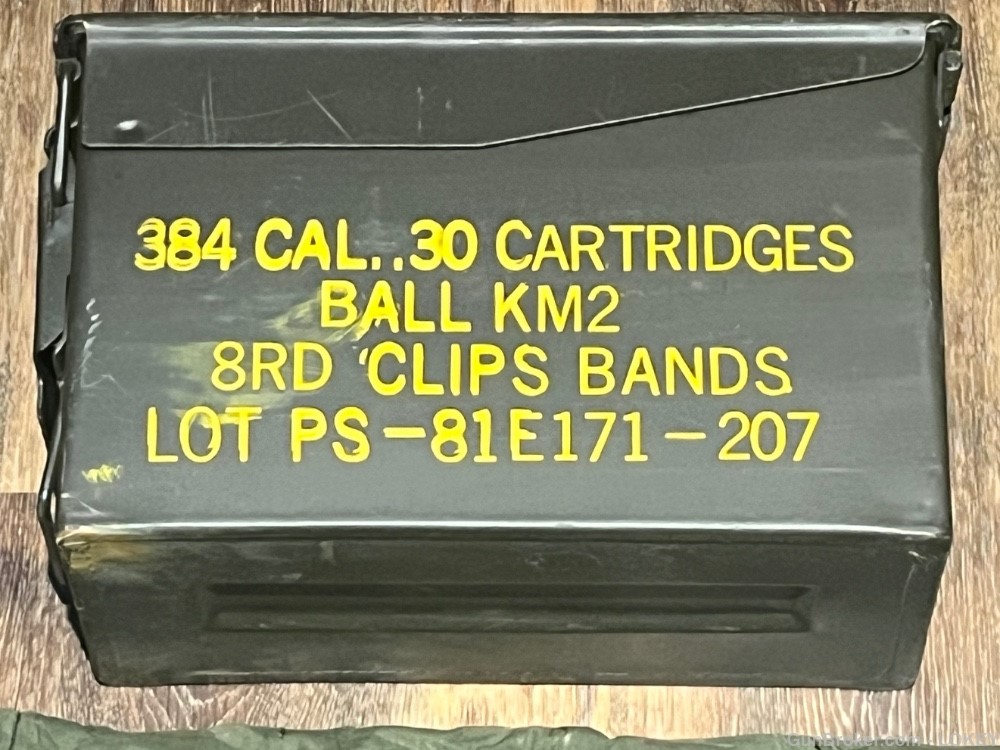 240 x .30-06 Springfield Ammunition S Korean  En Bloc Clips in Bandoliers -img-1