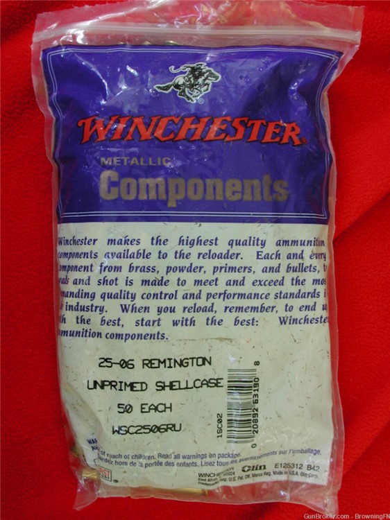 50 NEW .25-06 Winchester Brass Cases for Reloading-img-0