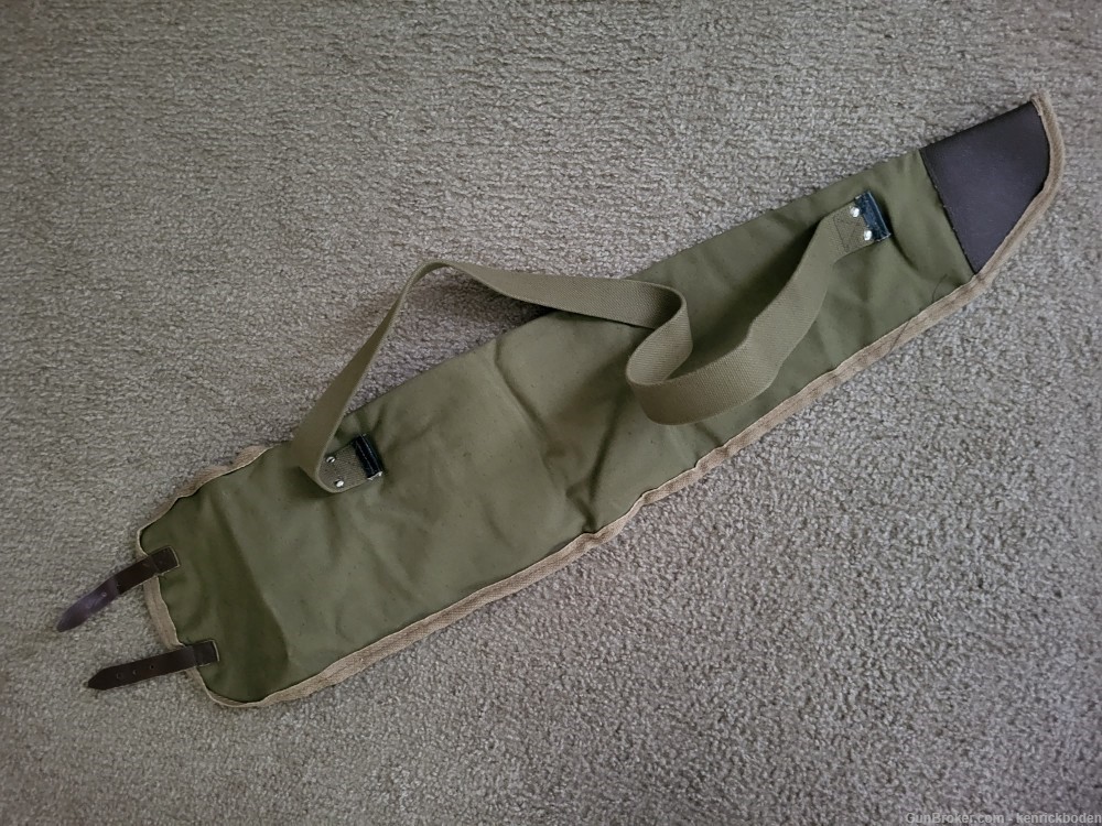 Russian rifle canvas rifle case with pockets - roughly 26" overall fit-img-3