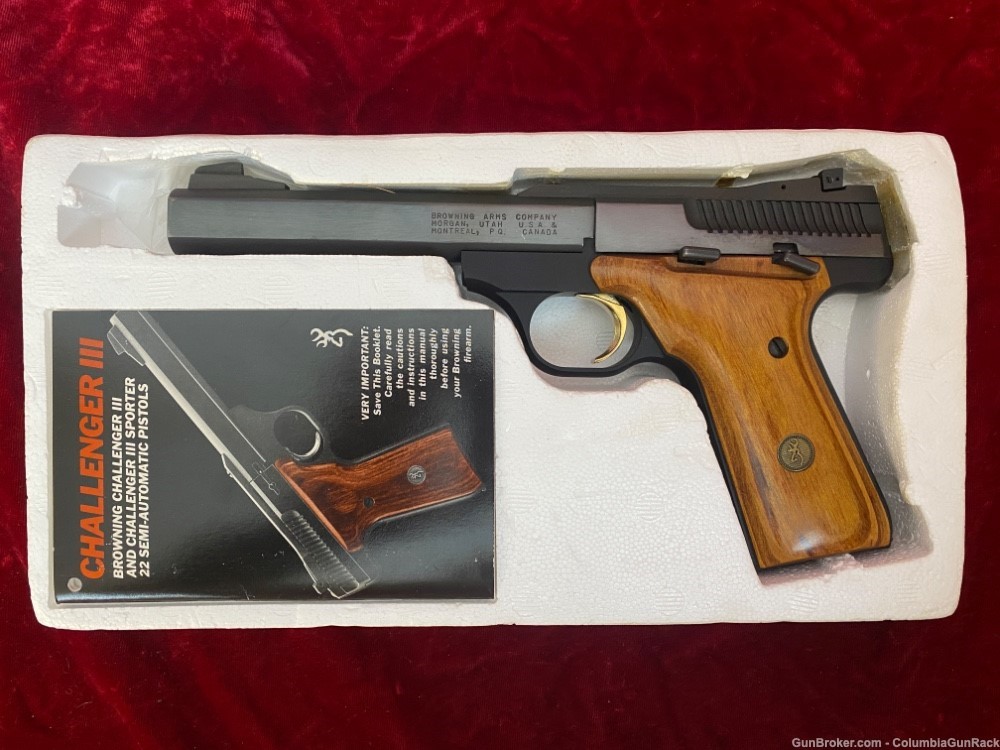 Browning Challenger III 22 LR With original box & paperwork! Made in 1985-img-16