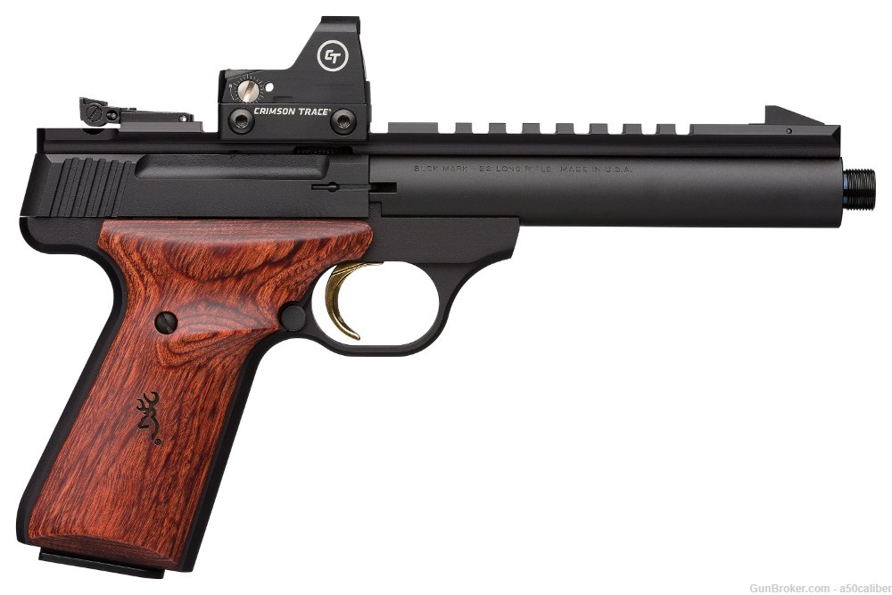 Browning Buck Mark Field Target Rosewood Red Dot #24030342-img-2