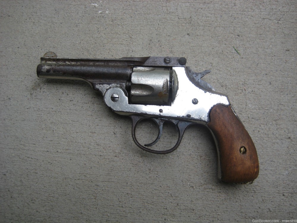 Iver Johnson Top Break .38 Revolver Antique-img-0