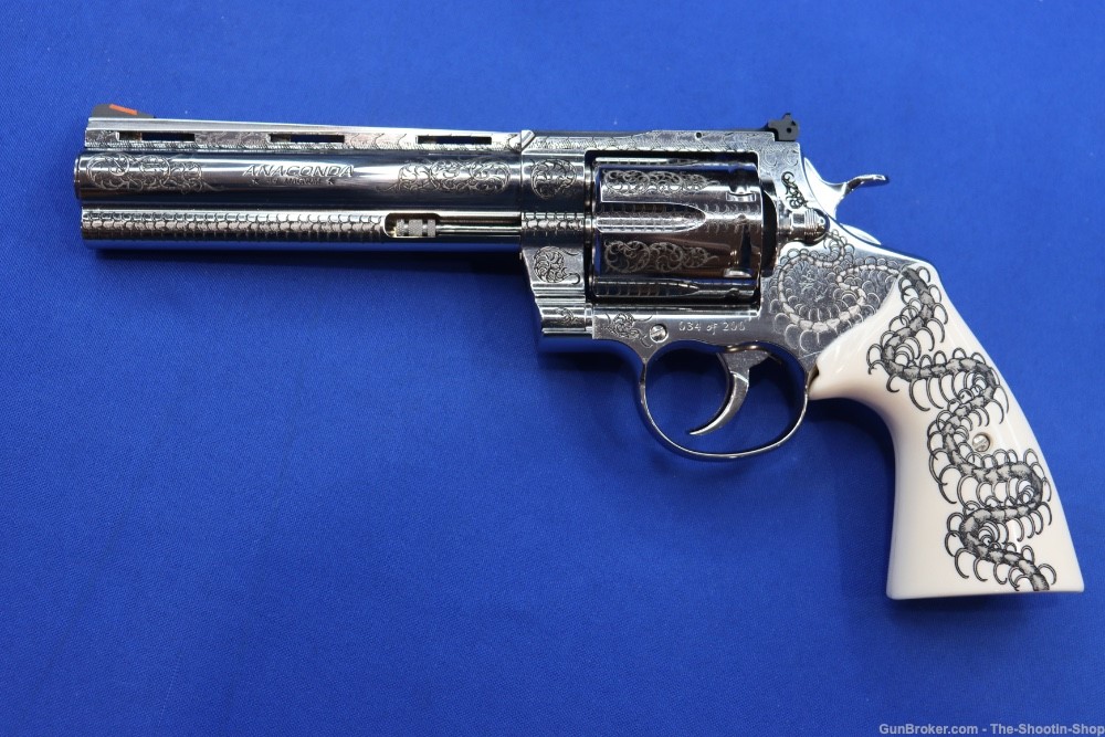 Colt ANACONDA Revolver Untamed Series 44MAG Engraved Stainless 1 of 200 NEW-img-20