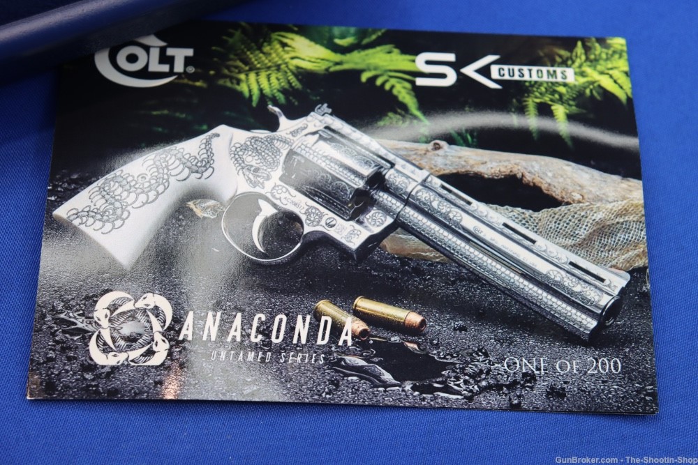 Colt ANACONDA Revolver Untamed Series 44MAG Engraved Stainless 1 of 200 NEW-img-21