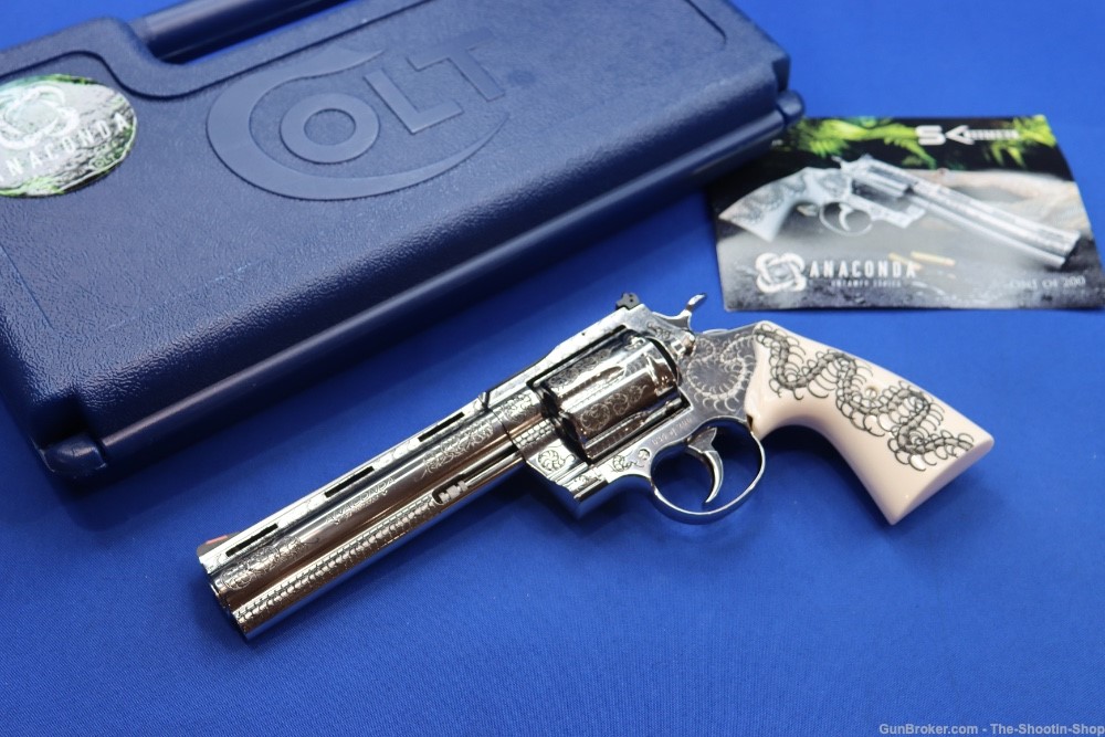 Colt ANACONDA Revolver Untamed Series 44MAG Engraved Stainless 1 of 200 NEW-img-0