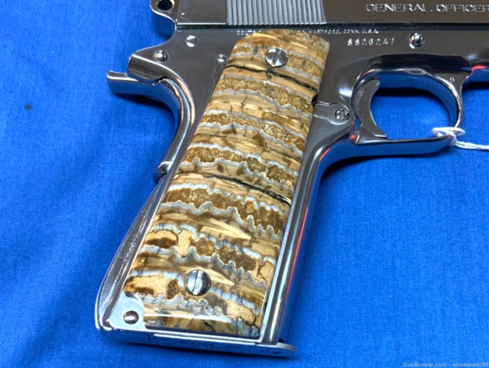 Colt General Officer Polished Stainless 3.5” 45acp Used Clean LOOK -img-13